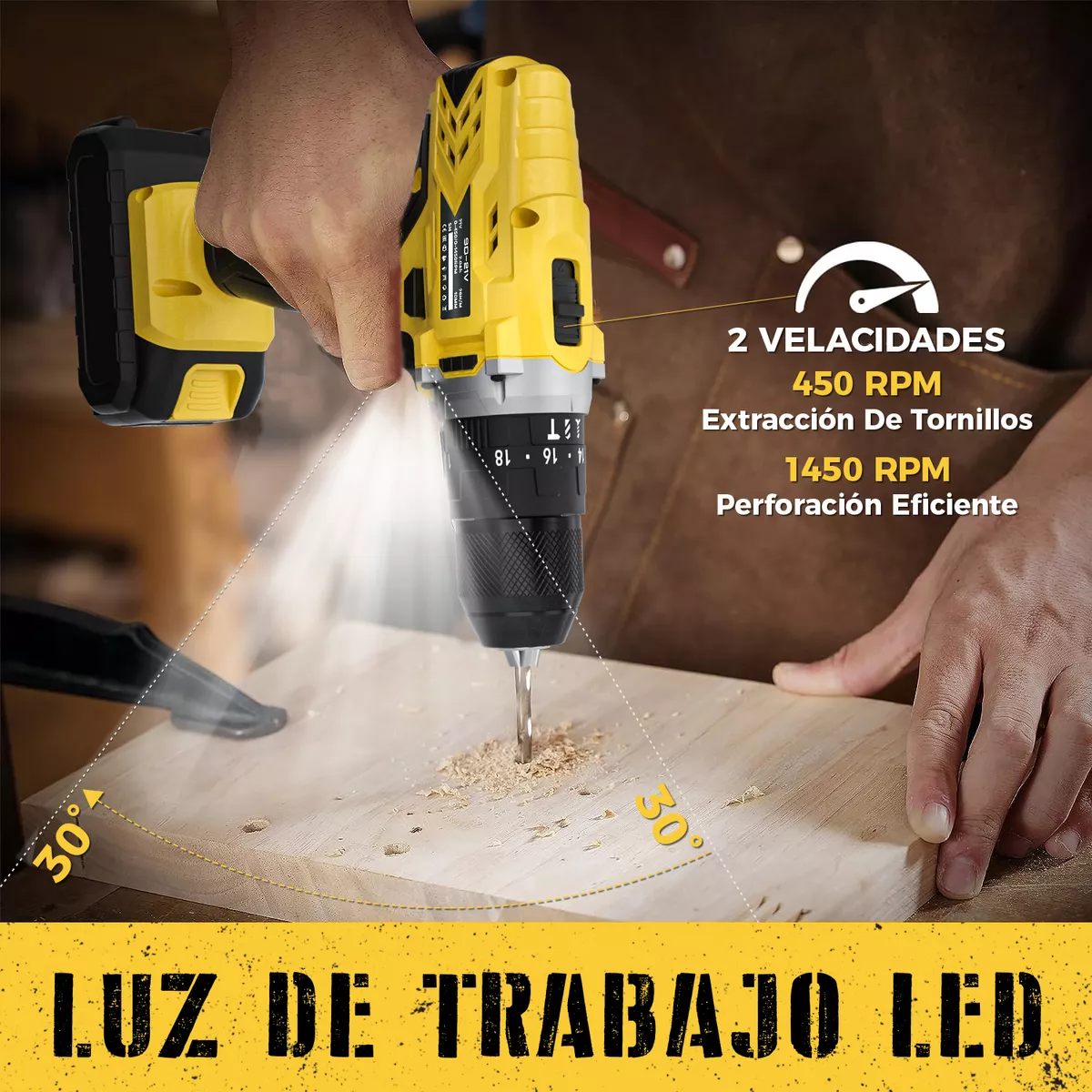 Taladros Rotomartillo Inalámbricos Sidsys Impacto 2 Baterías