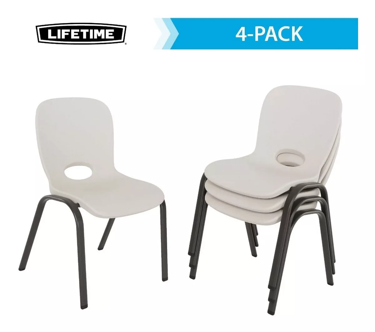 Set/Combo 4 Sillas Infantiles Lifetime