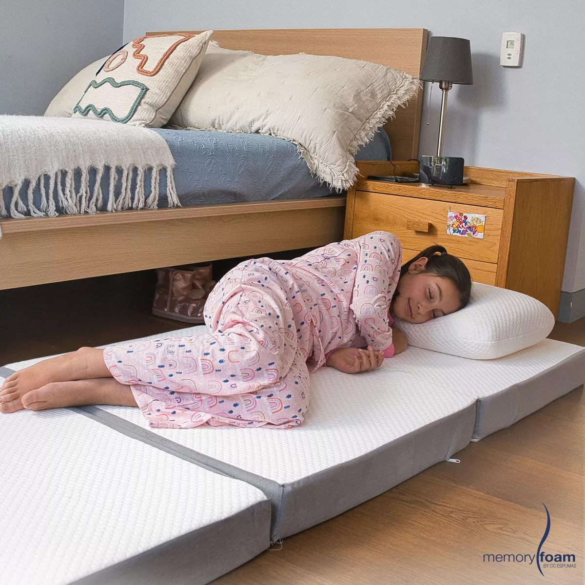 paquete De Colchón Plegable Con Maleta + Almohada Estándar