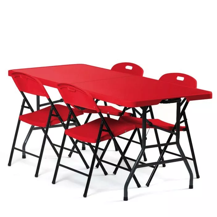 La mesa rodante y 4 sillas COMBO