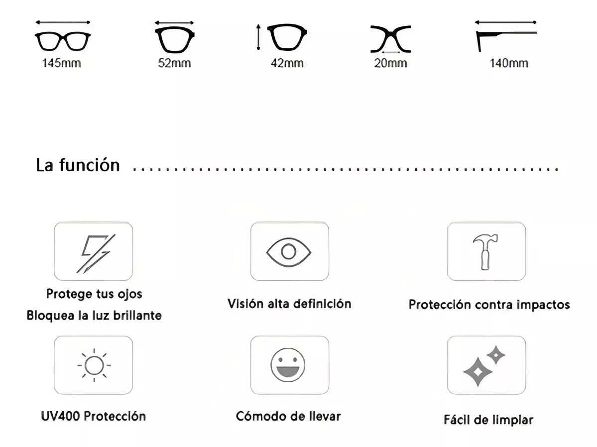 Gafas De Sol Polarizadas Gafas De Sol Neutras 3pcs