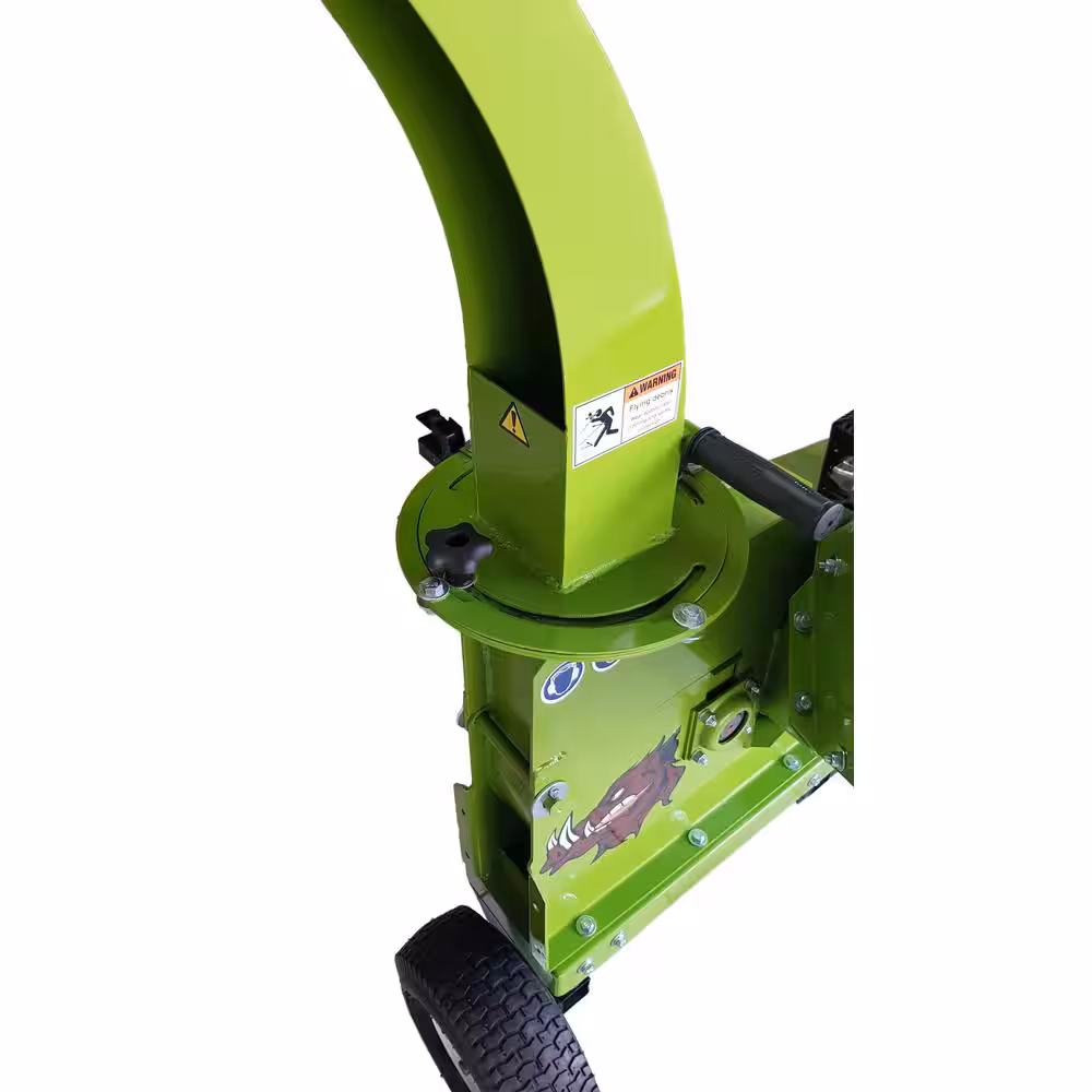 Yardbeast Tru-Feed 3.5 in. Professional Chipper 14 HP Gas Kohler CH440 ATV Towable Trailer, Rotational Discharge Dual Belt Clutch YB3514ATV