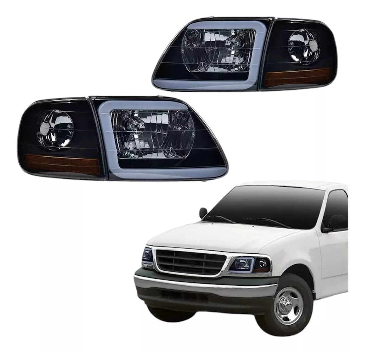 Faros F-150 Led 97 98 99 2000 2001 2002 2003 2004