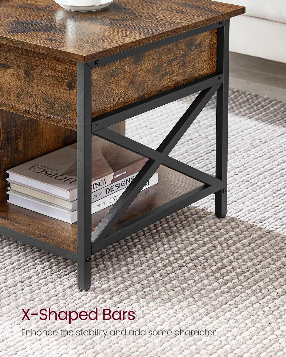 Mesa De Centro Vasagle Elevable Para Salón