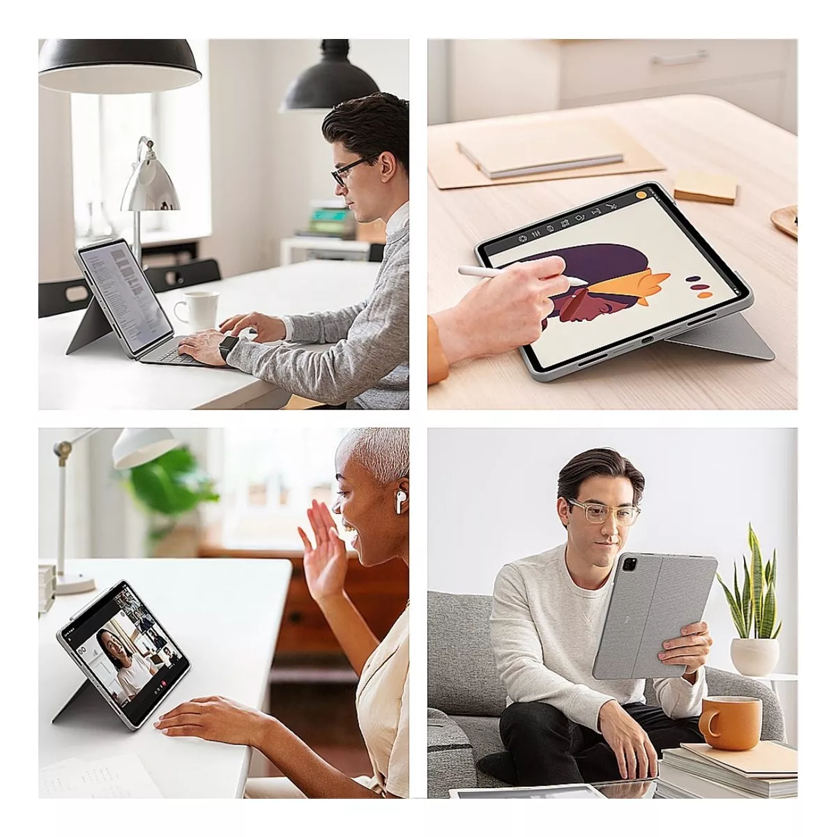 Funda Teclado Logitech Combo Touch-iPad Air 10.9 Gen 4 Y 5