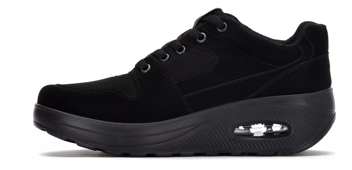Tenis Andrea Con Burbuja En Suela Para Dama Negro