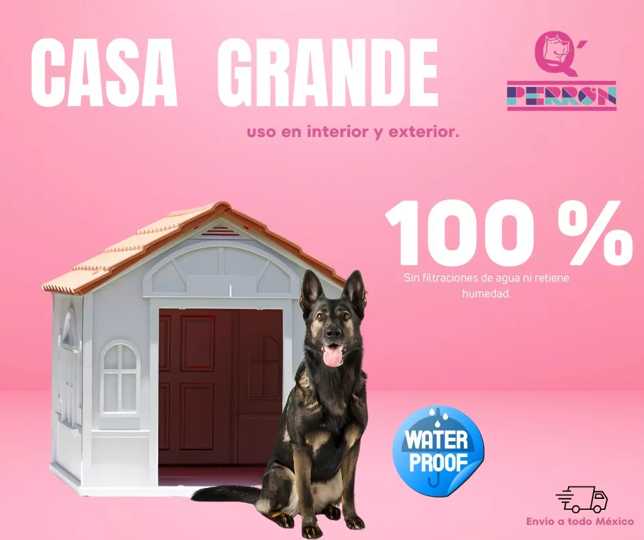 Casa Para Perro Razas G R A N D E S Térmica Y Resistente