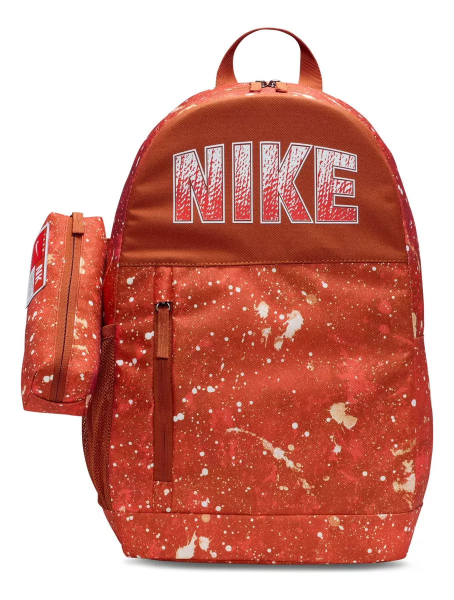 Mochila Para Ni&ntilde;os (20 L) Nike Elemental Naranja Fz2541-809 color ARCILLA C&Oacute;SMICO/ROJIZO OSCURO/ARCILLA C&Oacute;SMICO