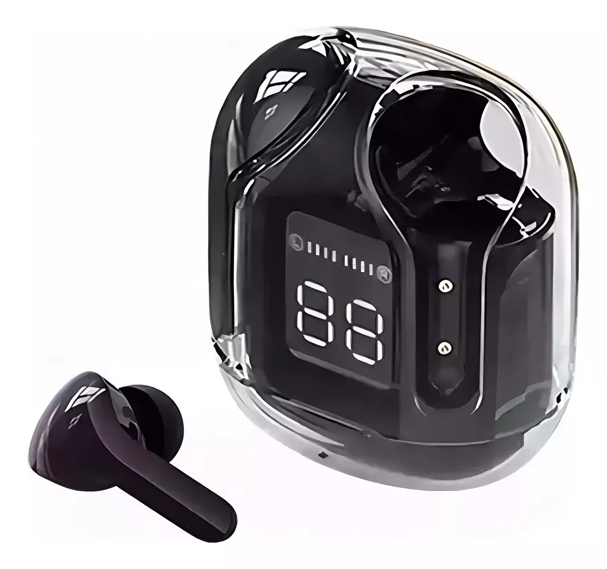 Audifonos Inálambricos in-ear Keluona Air31 T6 Negro Auriculares con Luz Azul LED