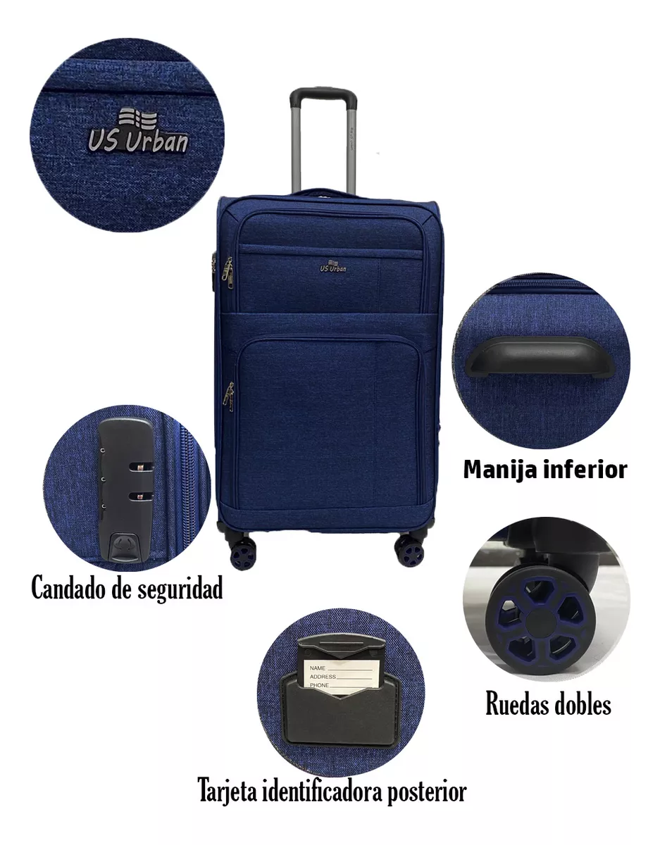 Maleta Equipaje 28 Pulgadas Tela Us Urban Durable Elegante