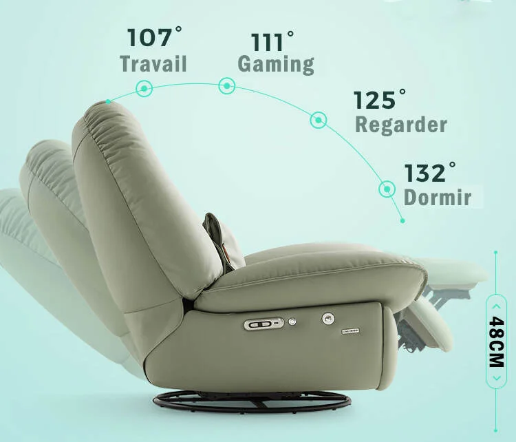 Sillón Sofá Eléctrico Inteligente con Control de Voz
