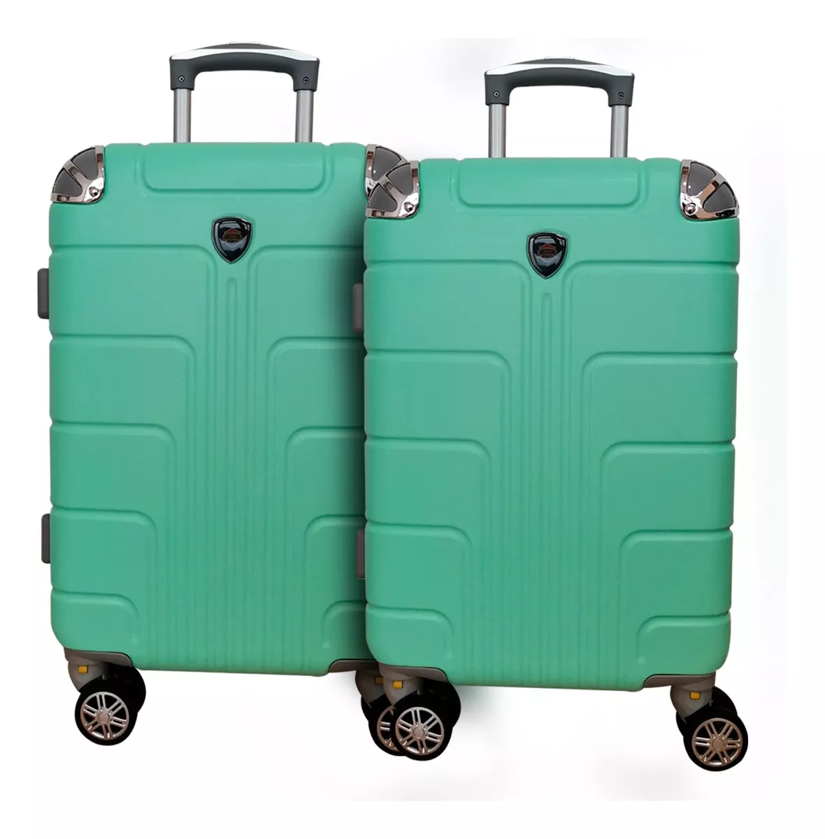 kit Viaje Maletas Avión 2pz 10kilos Ruedas 360 Set 20+20 Pul