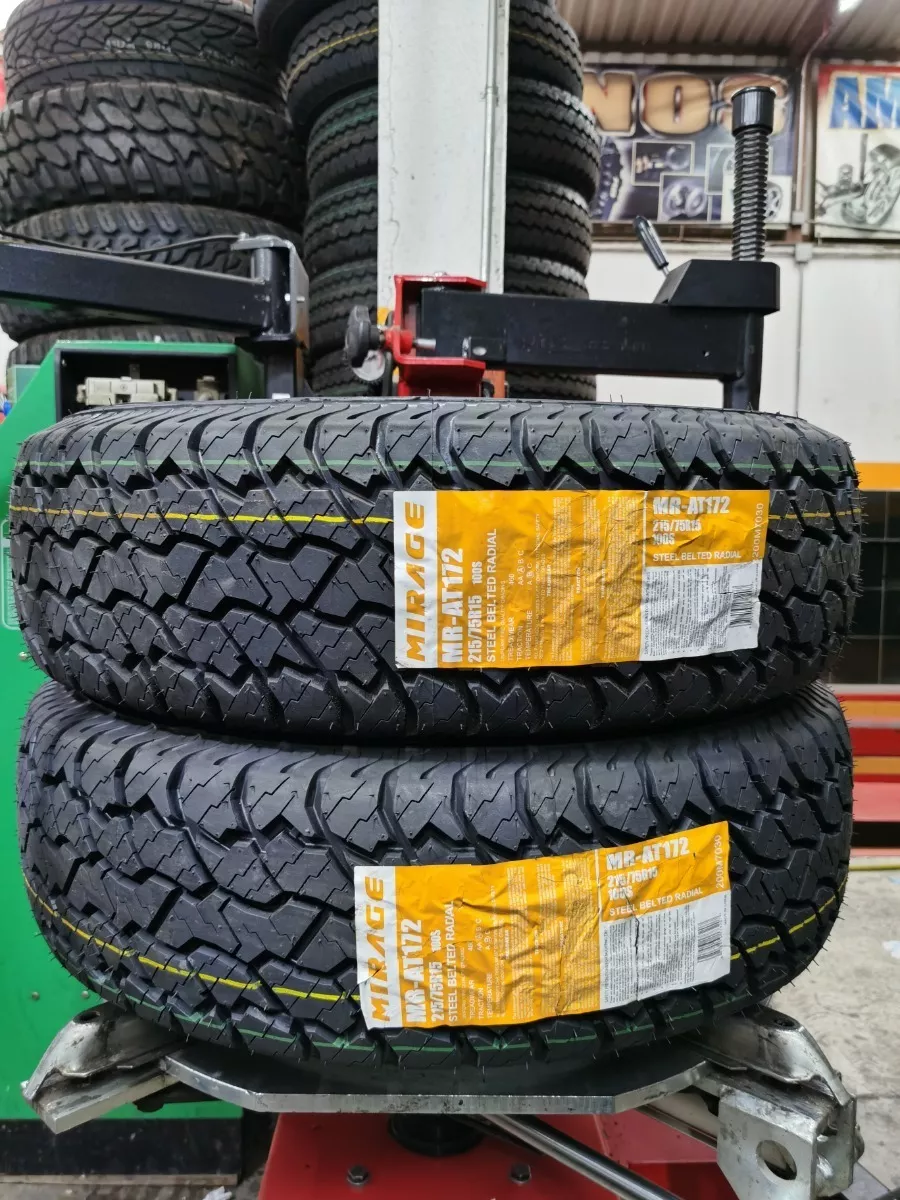 Paquete 2 Llantas 215/75 R15 Mirage Mr-at172 100s