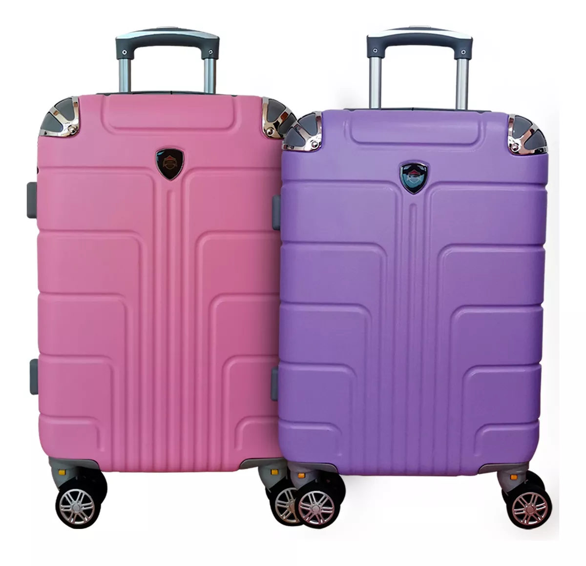 kit Viaje Maletas Avión 2pz 10kilos Ruedas 360 Set 20+20 Pul