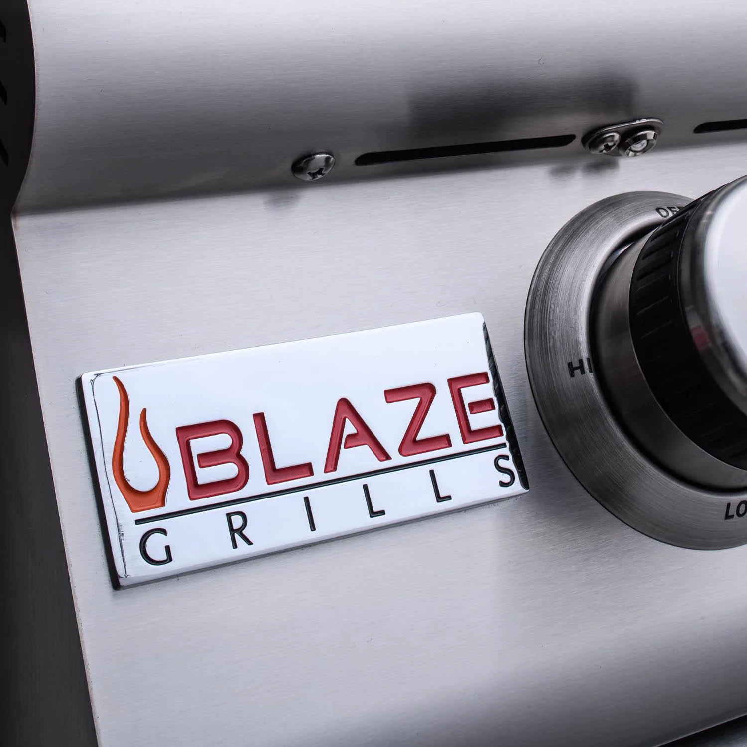 Blaze Premium LTE Parrilla de gas propano de 4 quemadores de 32 pulgadas con quemador infrarrojo trasero y luces de parrilla-BLZ-4LTE2-LP