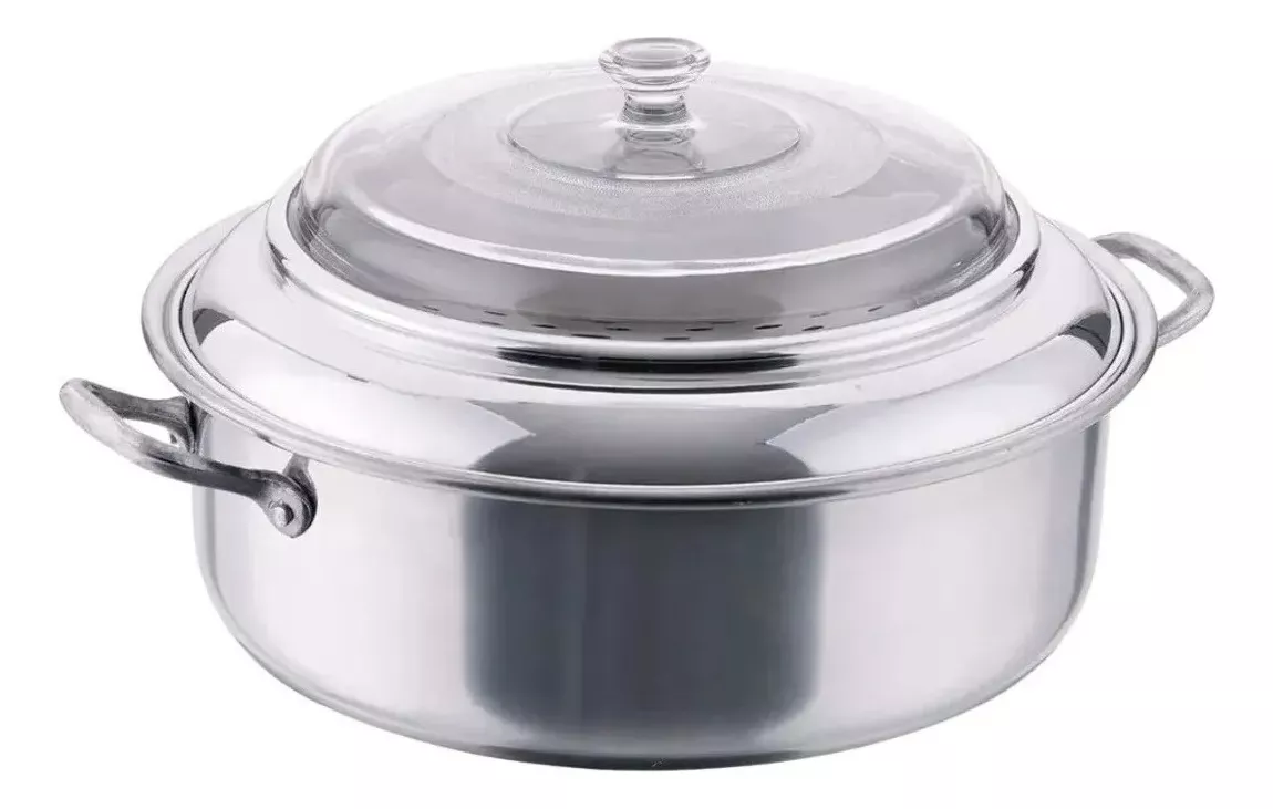 Horno M&aacute;gico Tapa De Cristal Estufa Budinera Flan