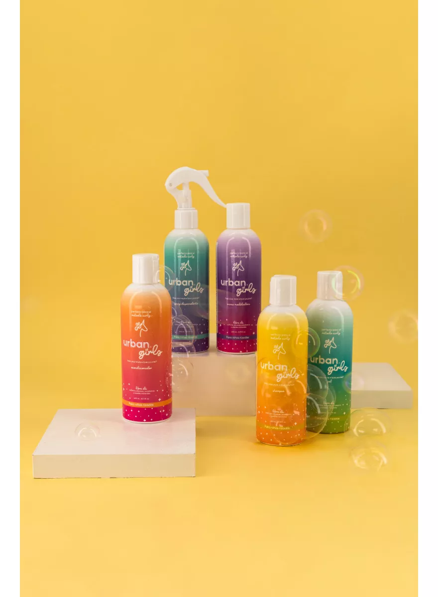 Crema Para Peinar Cabello Rizado De Niña Urban Curls 240 Ml