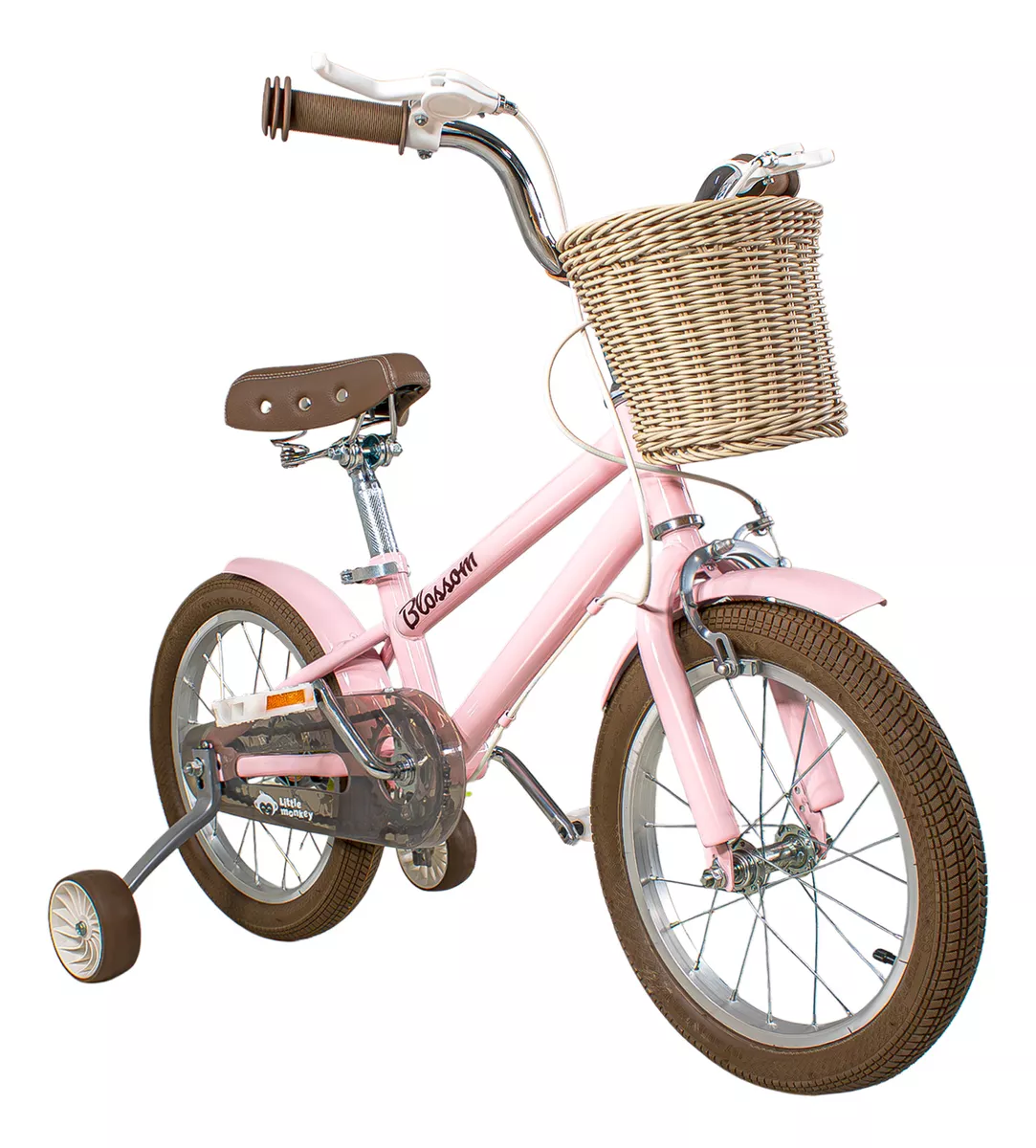 Bicicleta Infantil Ni&ntilde;a Rodada 16 Rosa Ruedas Entrenamiento