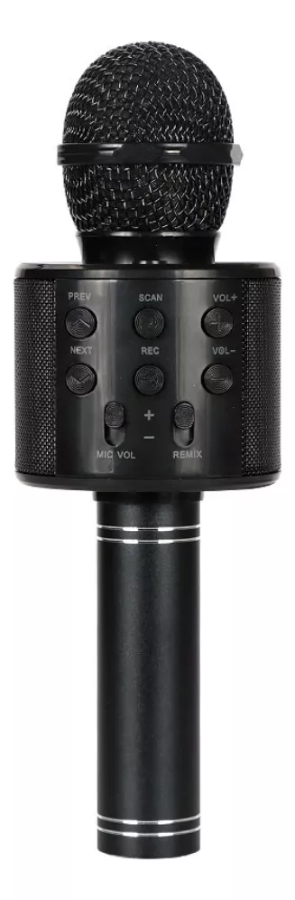 Micrófono De Karaoke Inalámbrico Con Bluetooth Y Bocina Azul Jutang 001