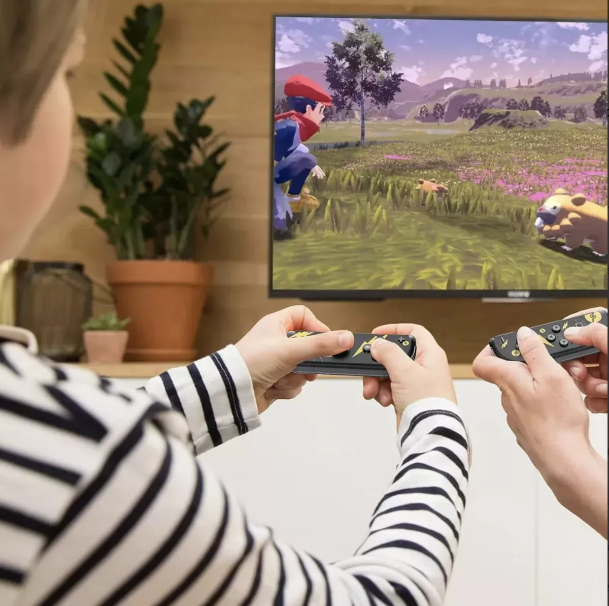 Controles Joy Stick Compatibles Con Nintendo Switch Rgb Led