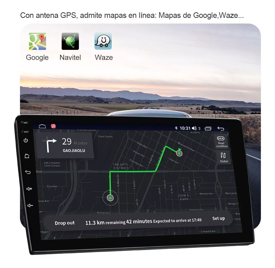Estéreo 1+32g Gps Cámara Para Jeep Cherokee 5 Kl 2014-2018