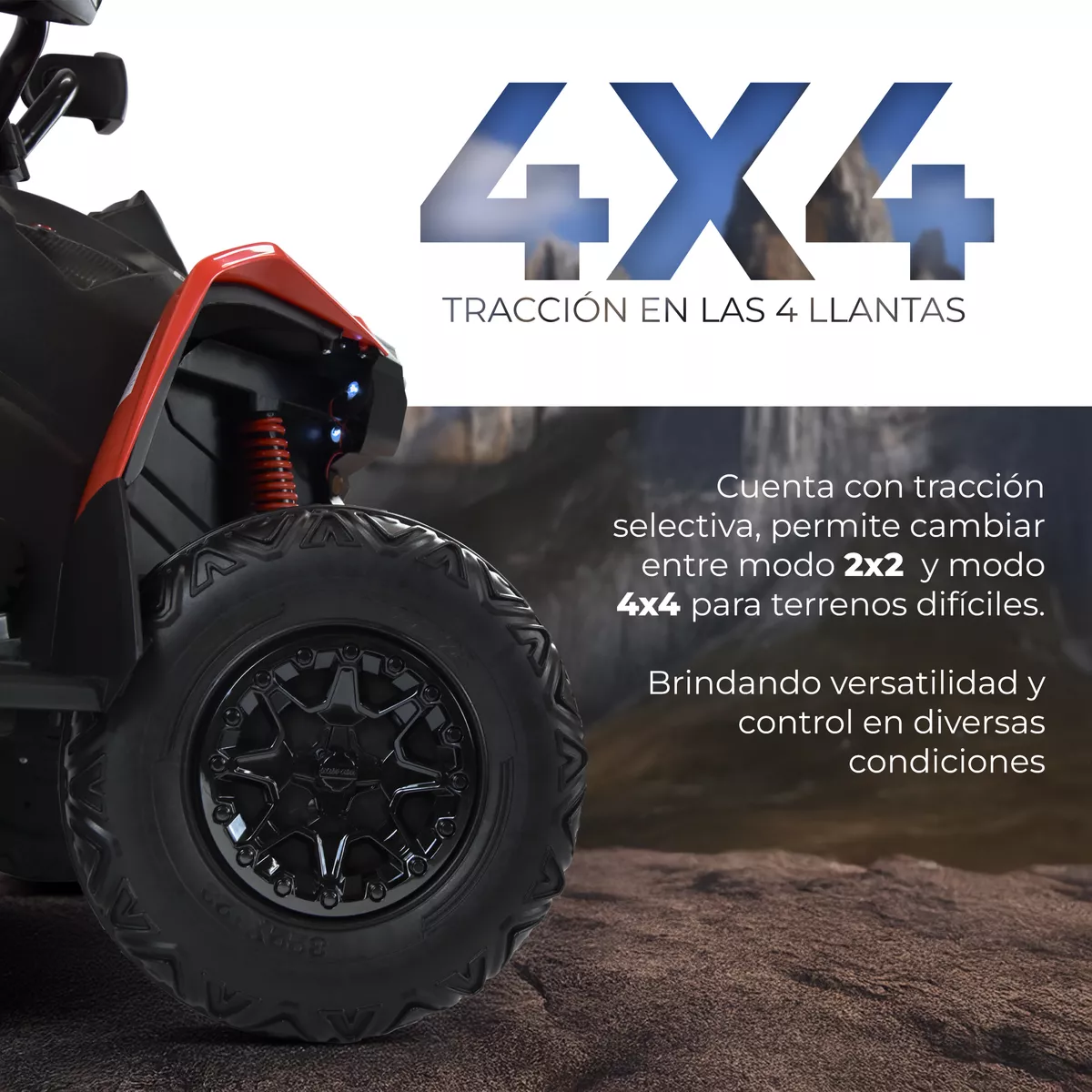 Cuatrimoto Eléctrica Can Am Infantil 4x4 12v Niños Atv