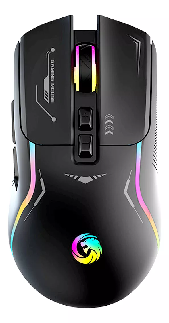 Mouse Inal&aacute;mbrico Bluetooth Recargable Gamer Ergonomico 2.4g
