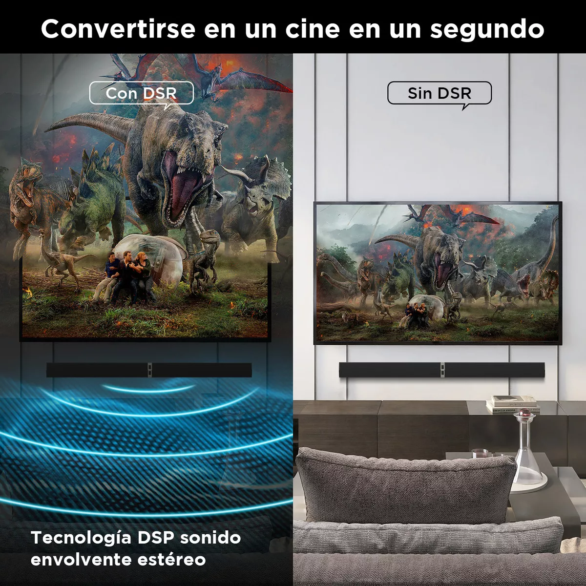 Mzeibo Barra De Sonido, Barras De Sonido Para Smart Tv, Barra De Sonido Bluetooth 5.0 De 60w Y 32 Pulgadas Desmontable Con Conexión Hdmi-arc/óptica/aux, Altavoces Para Tv Y Audio De Cine En Casa