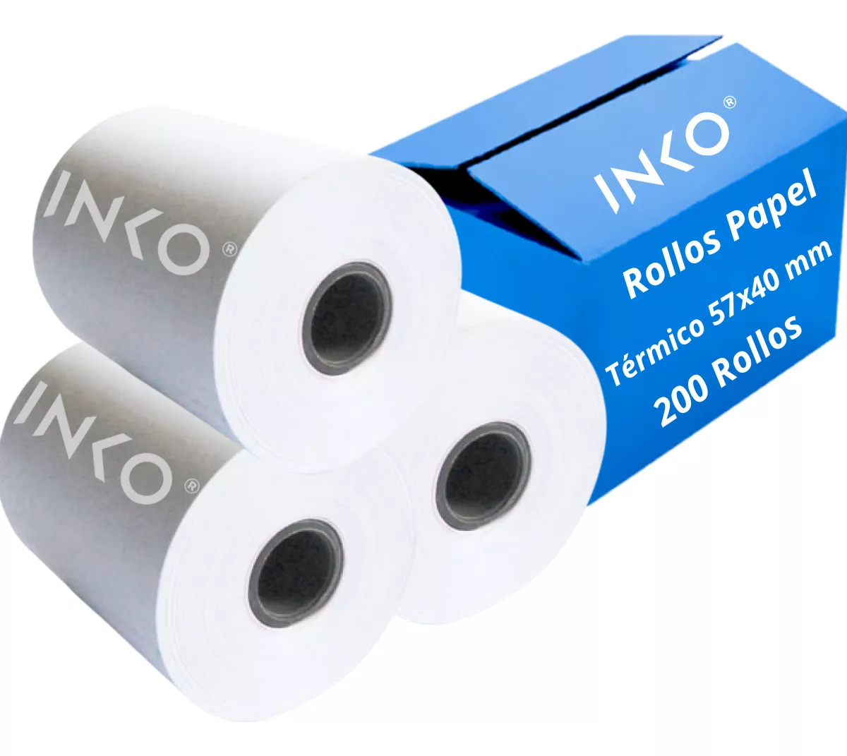 200 Rollos Papel Termico Miniprinter 57x40 (impresora 58mm)