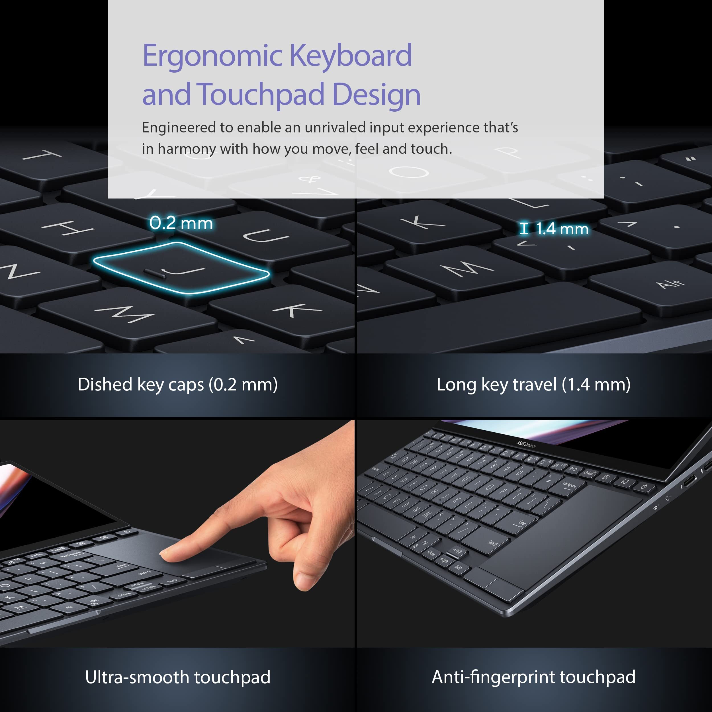ZENBOOK PRO 14 DUO #OLED Portátil de doble pantalla diseñado para ayudarte a liberar tu potencial creativo