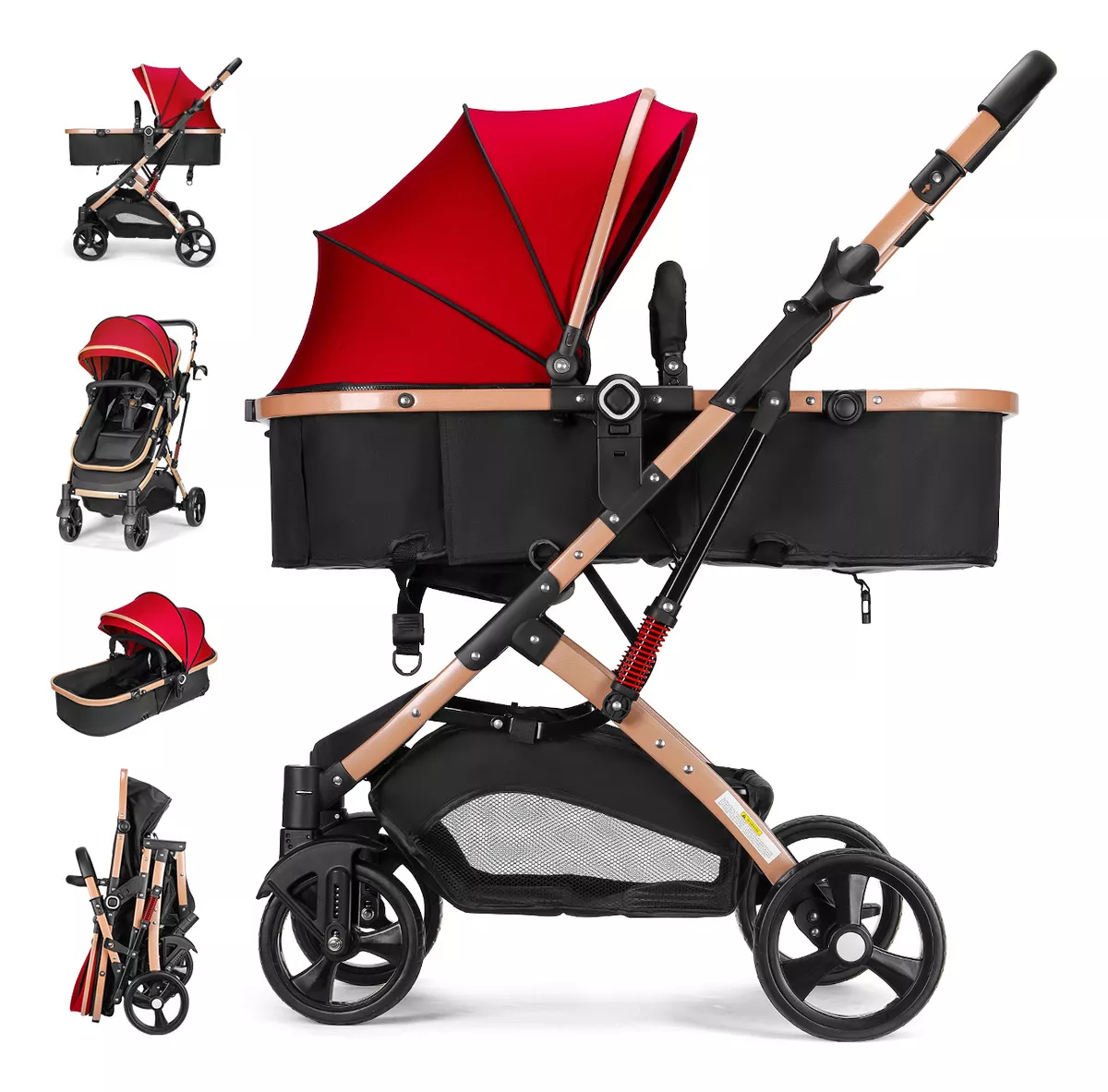 Carriolas Para Beb&eacute;s Plegable, Carriolao Baston Reclinable
