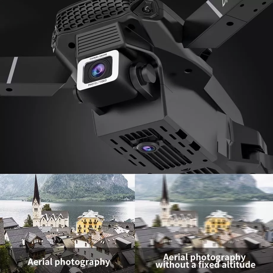 Rc Drone Con Cámara 4k Quadcopter + 2 Batería