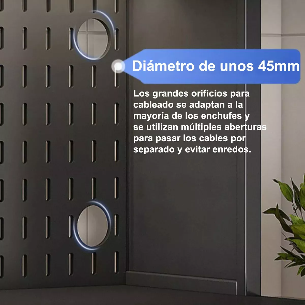 Rack Mueble Multiusos Cocina Moderno Estante De Cocina Negro
