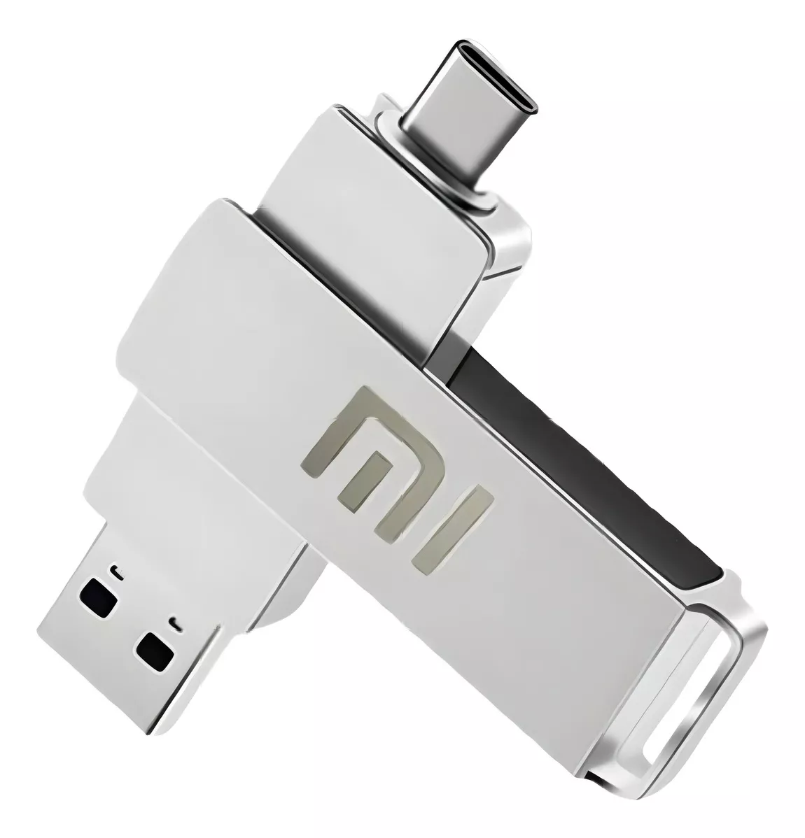 Unidad flash met&aacute;lica Xiaomi Fast USB 3.0 de 2 TB, 3 en 1, color plateado