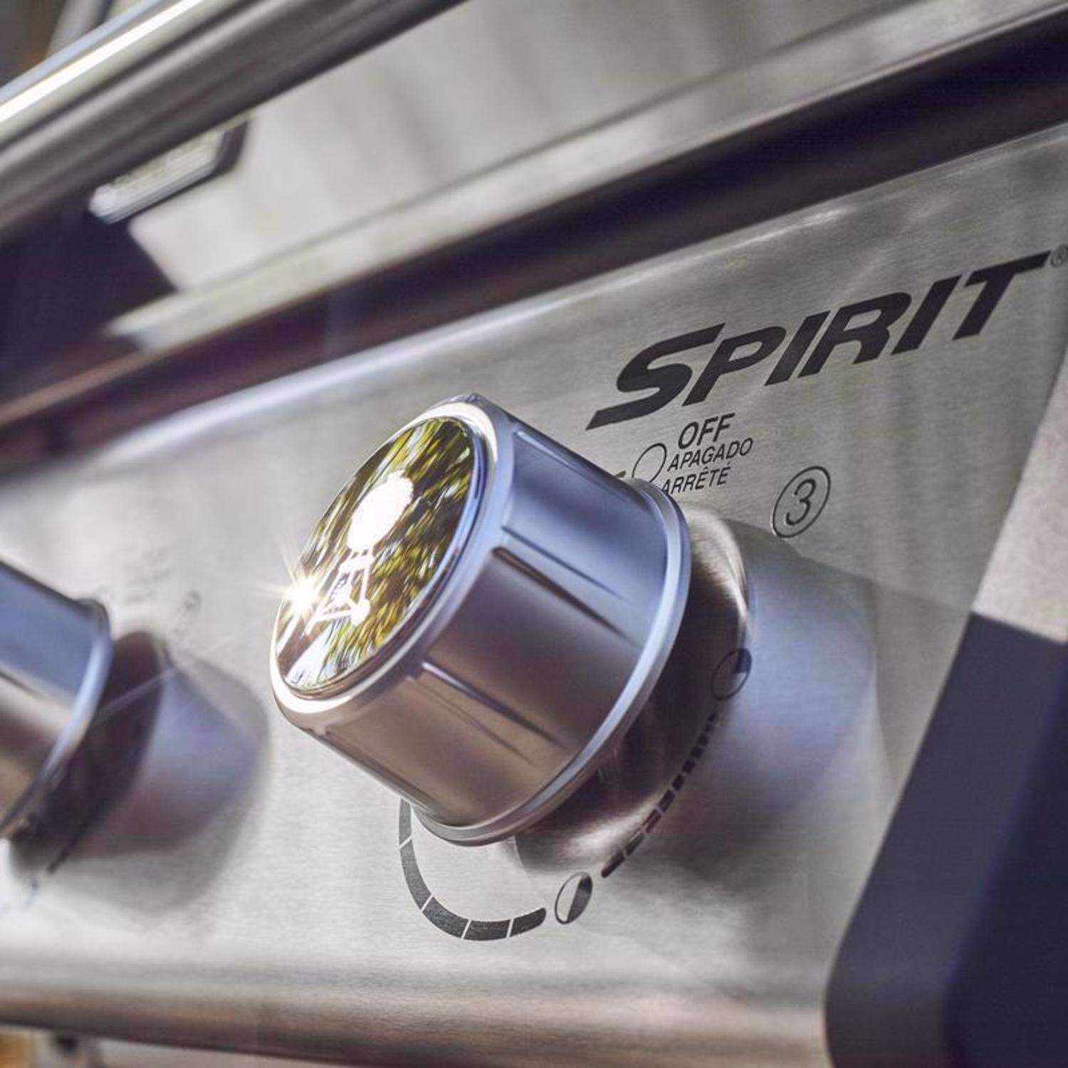 Weber Spirit S-315 3 Burner Liquid Propane Grill acero inoxidable