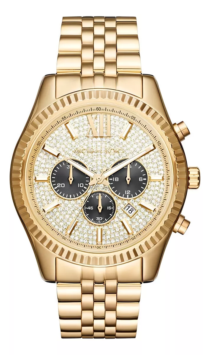 Reloj Mujer Michael Kors Mk8494 Cuarzo Pulso Dorado En Acero