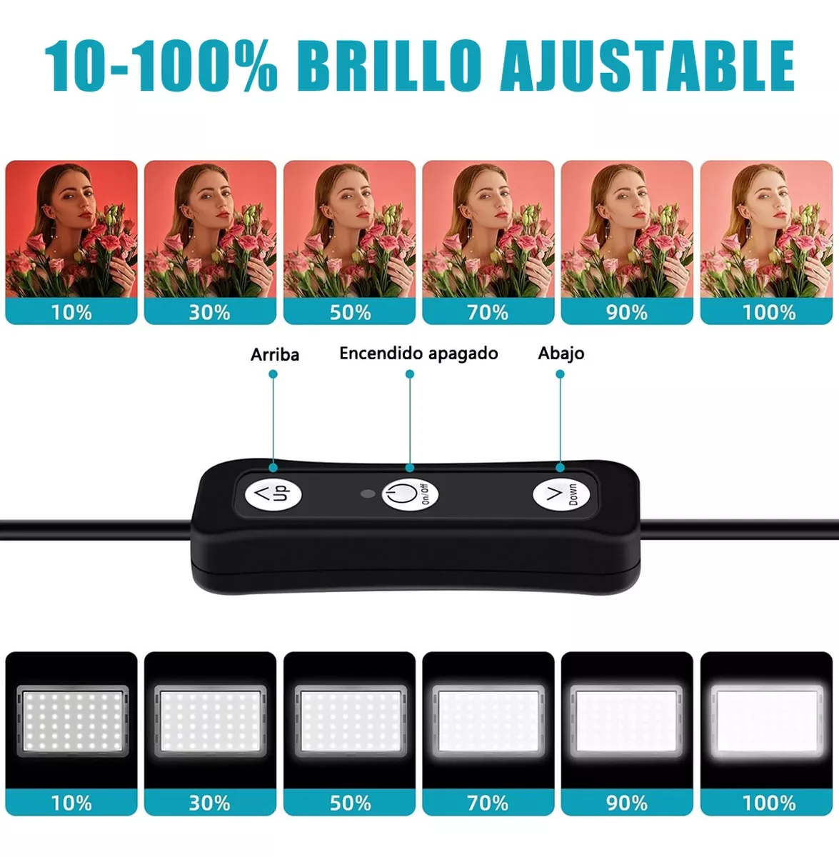 kit Led Usb De Luz Video Iluminación Fotografía 2pcs