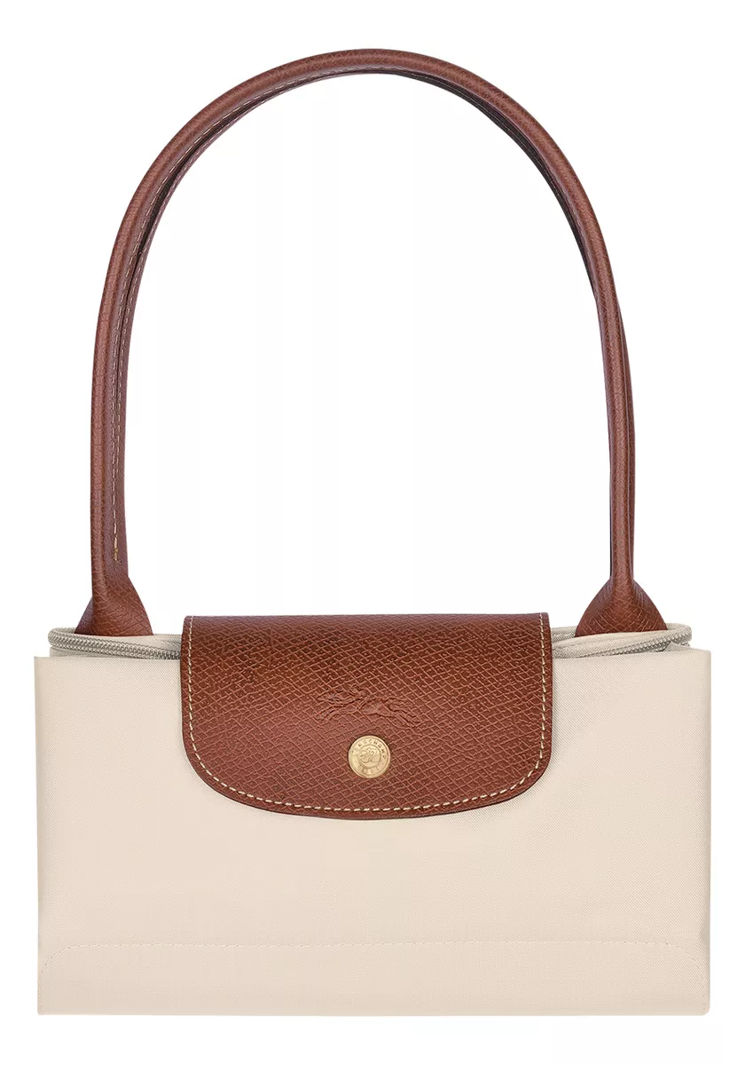 Bolso Tote Clásico Longchamp Blanco Noble Y Elegante