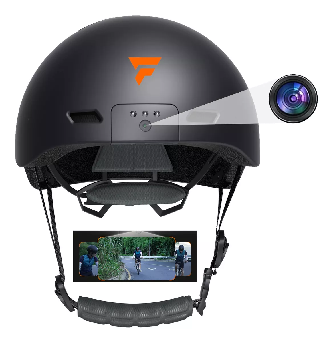 Foxwear Casco Inteligente Con C&aacute;mara 1080p Hd Para Bicicleta