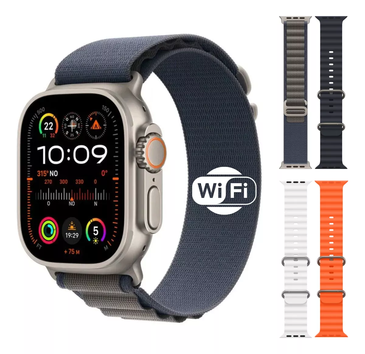 Reloj Inteligente Hk10 Ultra 3 Max + Wifi Smartwatch Amoled