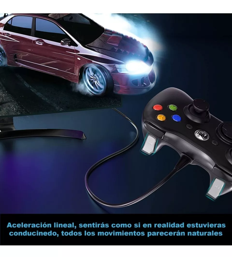 Control Para Xbox 360 Y Pc Windows Gamepad Alambrico