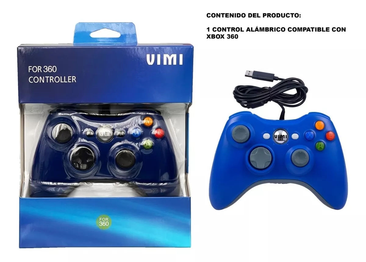 Control Para Xbox 360 Y Pc Windows Gamepad Alambrico
