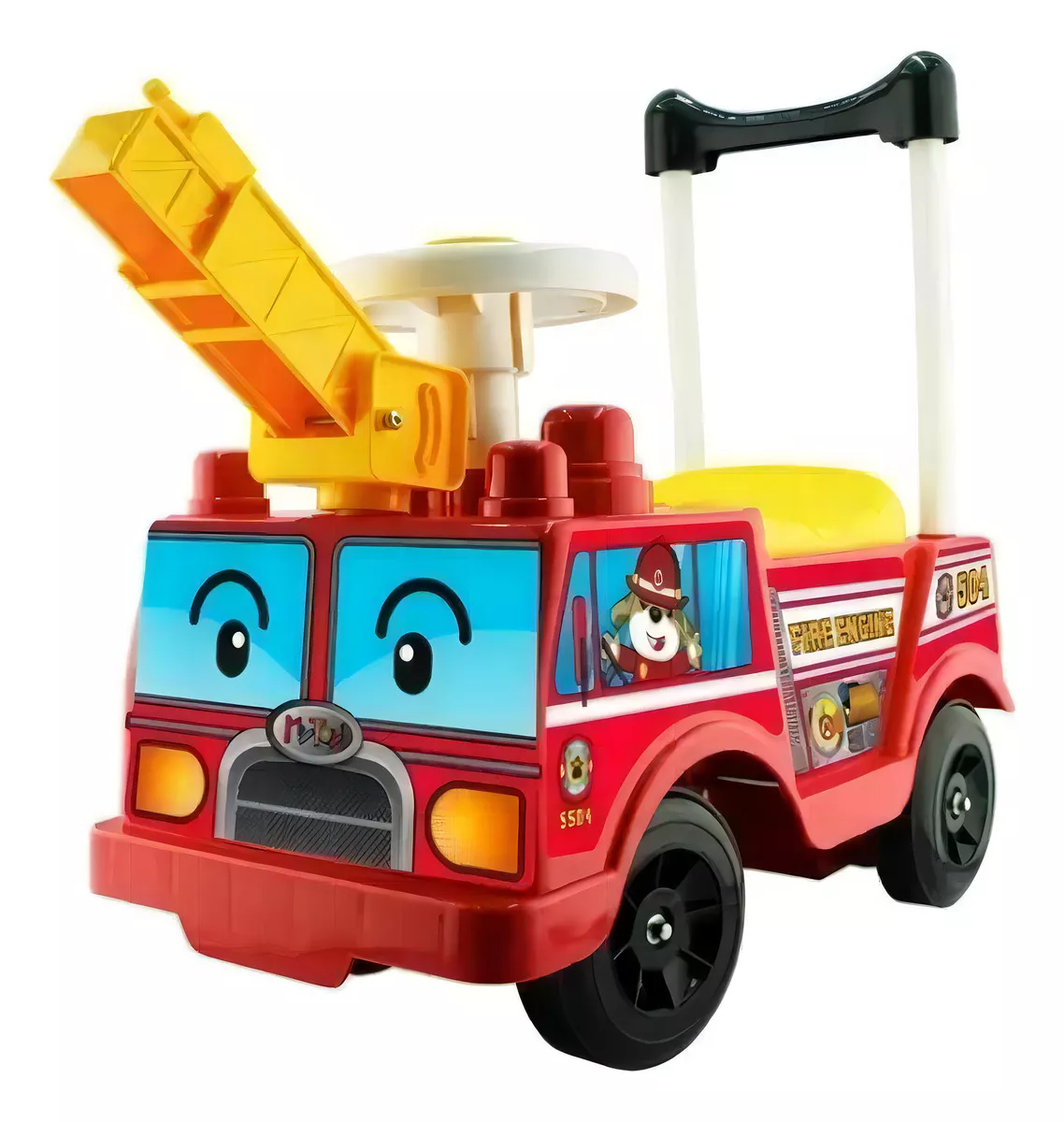 Carrito Montable Bombero Mytoy Mod. 5504 color Rojo