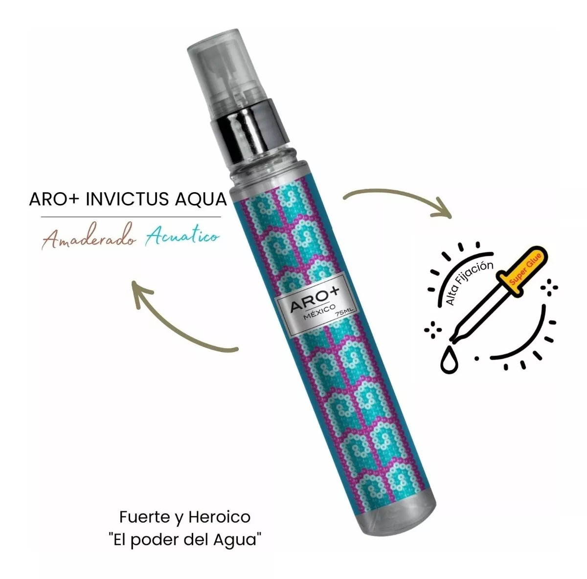 Perfume Caballero 75ml Aro+ Invictus Aqua Alta Fijaci&oacute;n