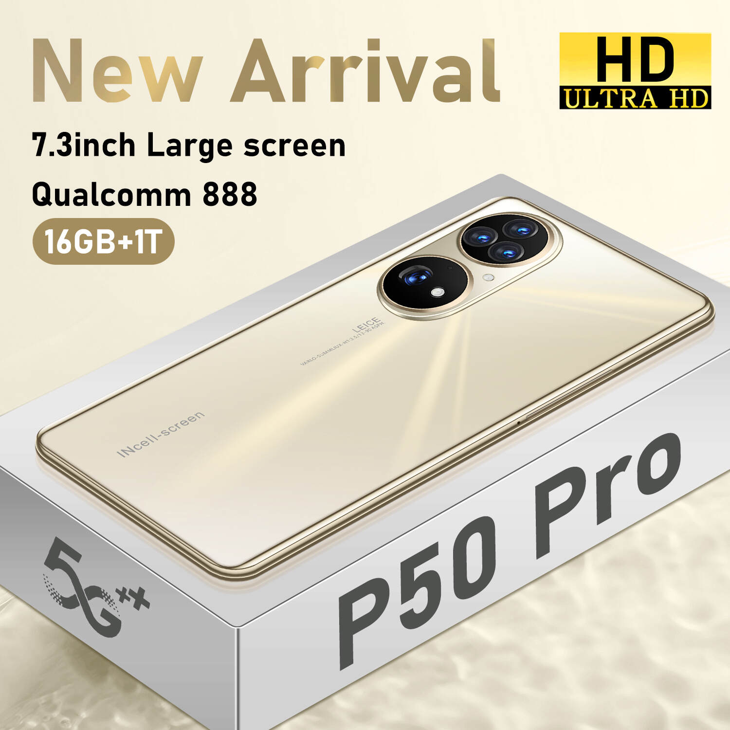 P50 Pro 5G Android 10.0 smartphone 16G+1TB Teléfono 7.3 Pulgadas P50 Pro Teléfono