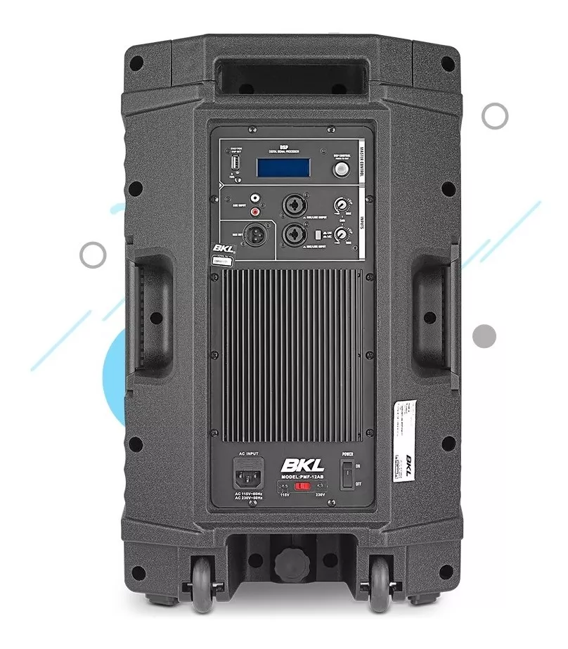 Bafle Amplificado 700w Rms 12'' Bkl Cbr-12ab Bocina Activa