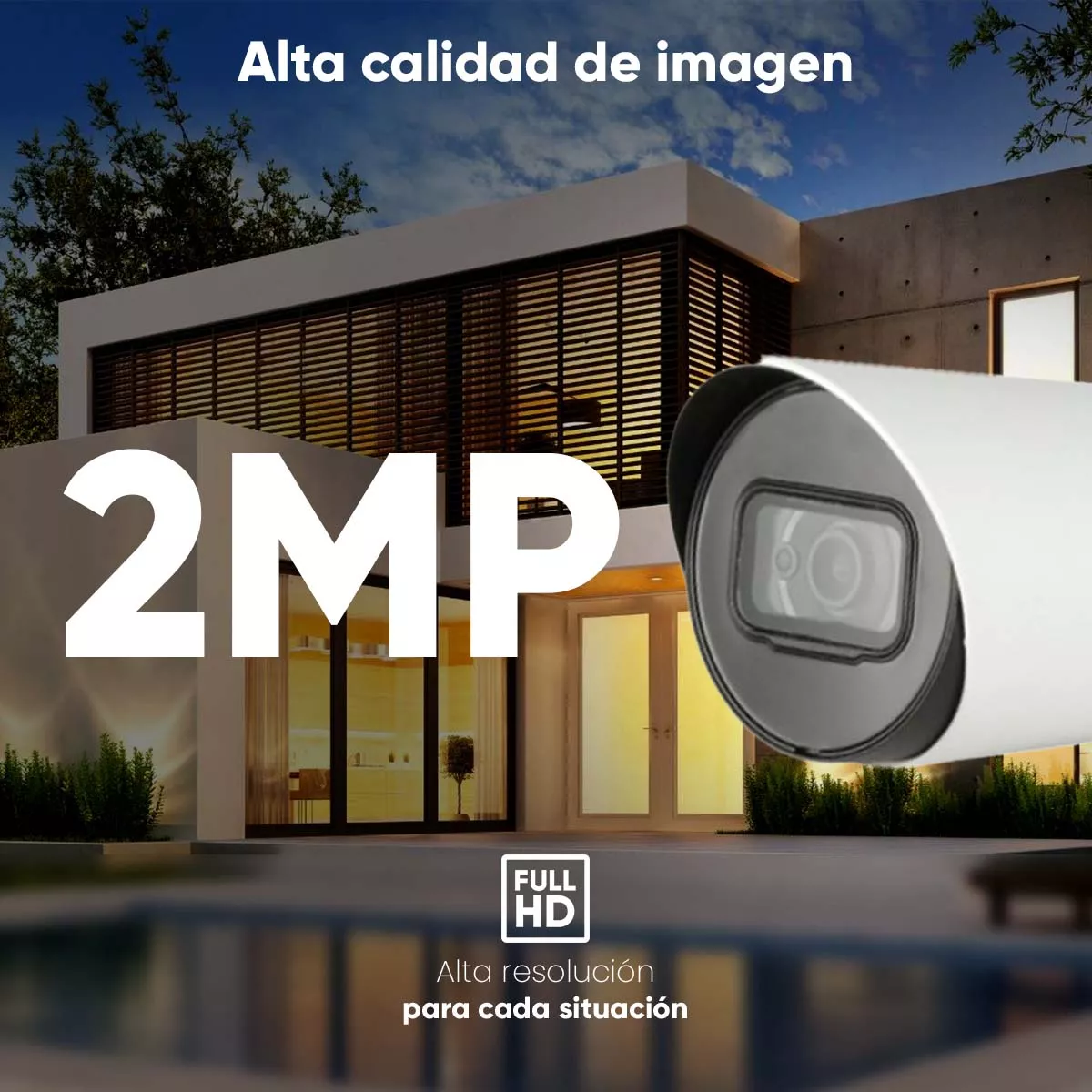 Dahua Cámara Bullet Hfw1200ta28 Hdcvi 1080p Lente 2.8 Mm 103 Grados De Apertura Ir Inteligente De Hasta 30 Mts Protección Ip67 Micrófono Integrado Metálica Estilo Bala