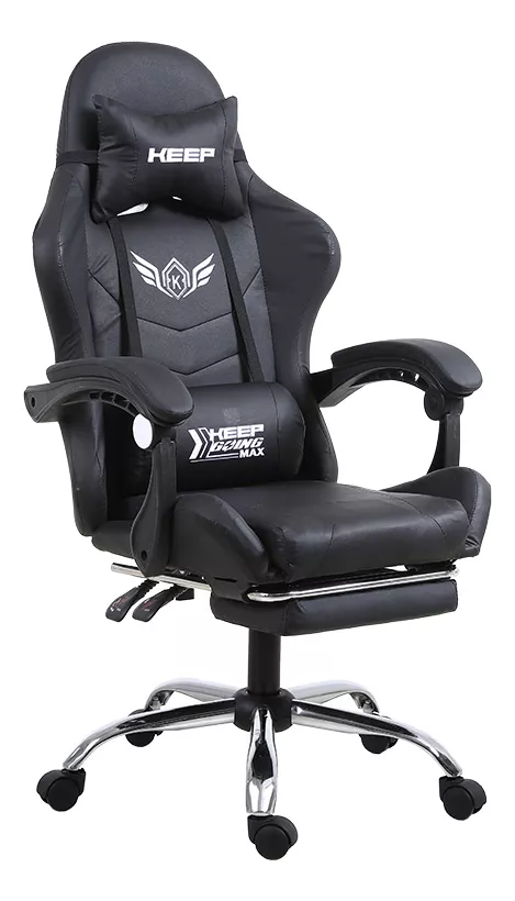 Silla De Escritorio Gamer Ergon&oacute;mica Con Masaje Lumbar
