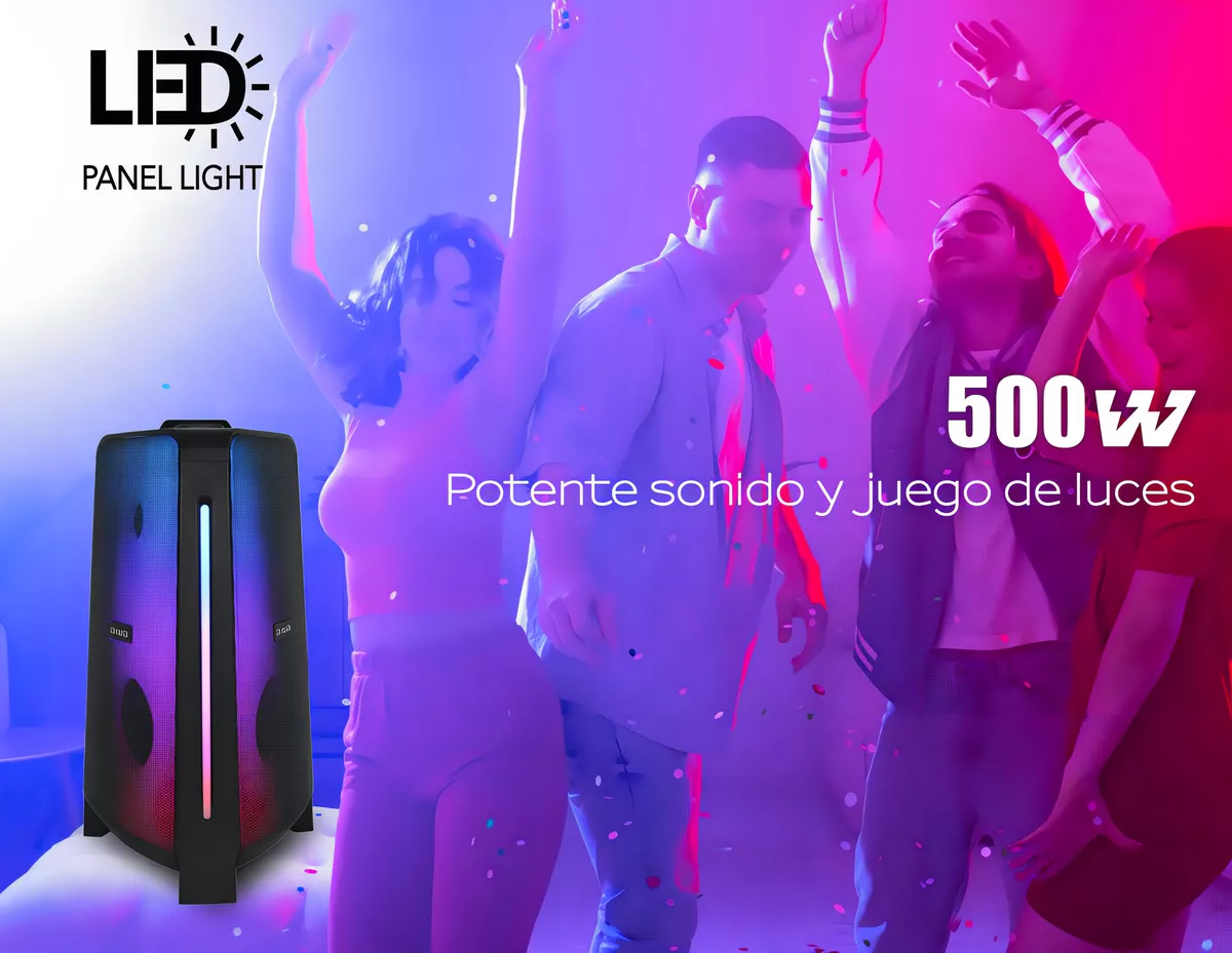 Aiwa Awpok400ld-Bocina Tws Para Fiestas Recargable