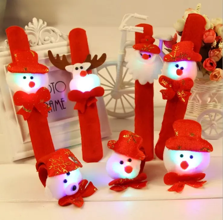 Juguetes Navideños, 12 Alces De Papá Noel Y Pulseras Luminos